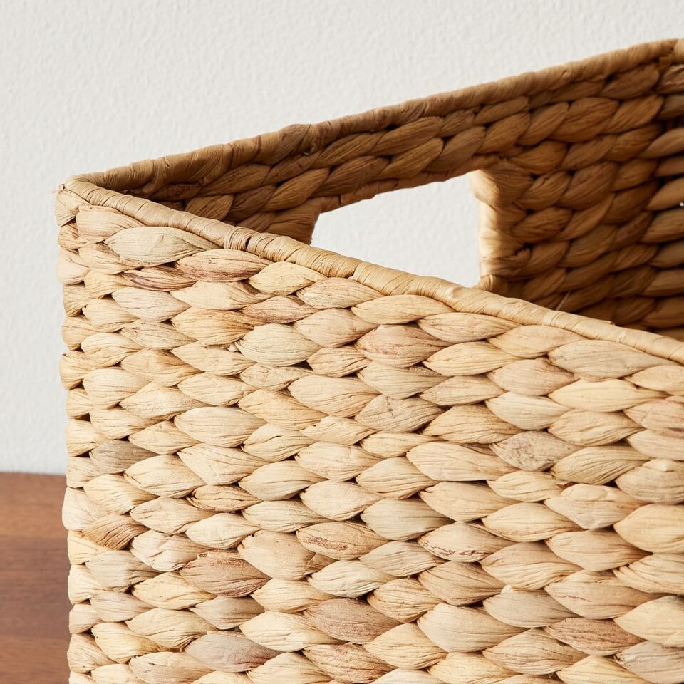 Twist Weave Baskets Natural west elm United Kingdom